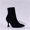 Paul Green High Heel Ankle Boot - Black Suede